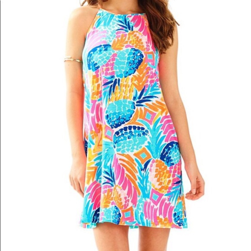 Lilly Margot pineapple swing dress